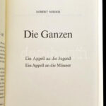 Robert Mäder: Die Ganzen. Ein Appell an die Jugend. Ein Appel an die Männer. Goldach, én., St. Michael. Német nyelven. Kiadói papírkötés. - Image 2