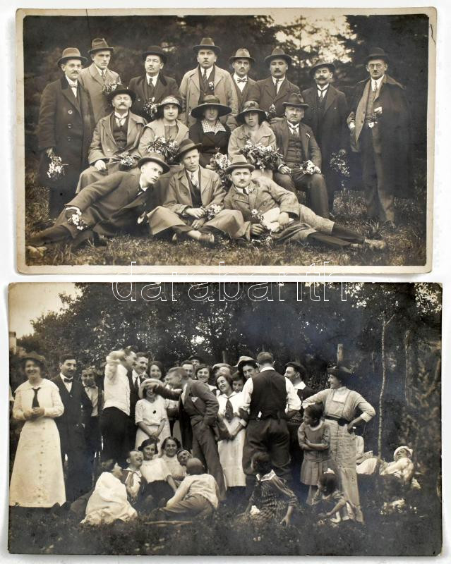 cca 1910-40 Portrék, csoportképek, össz. 36 db fotólap, részben hátoldalán feliratozott és/vagy pecséttel jelzett, részben magyar, részben osztrák műtermekből és helyszínekről, érdekes, átnézésre érdemes anyag, részben - Image 2