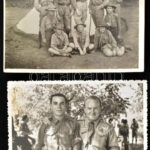 cca 1930-40 Cserkészek, 4 db fotó, 9x11,5 cm
