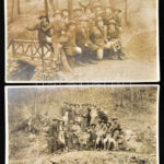 cca 1930-40 Cserkészek, 4 db fotó, 9x11,5 cm - Image 2