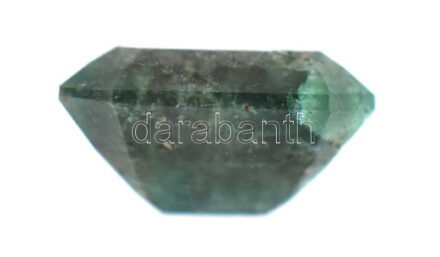 Kolumbiai smaragd, smaragdcsiszolás (négyszögletes forma), 0,85 cts