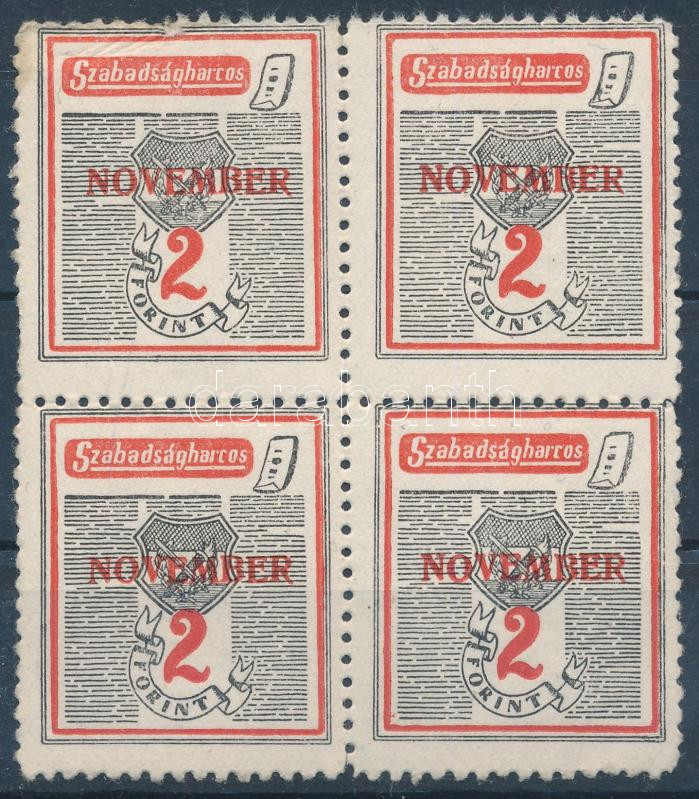 Szabadságharcos November 2Ft négyestömb