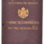 1926 Román vezetői engedély / Romanian droving licence