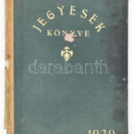 1929 Jegyesek könyve sok reklámmal, ékszer, ruha, étel, stb Kopott vászonkötésben