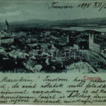 1898 (Vorläufer) Trencsén, Trencín; látkép. Gansel Lipót kiadása / general view (EM)