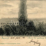 1900 Kassa, Kosice; M. kir. Gazdasági Tanintézet. Vitéz A. kiadása / farmer school (kopott sarok / worn corner)