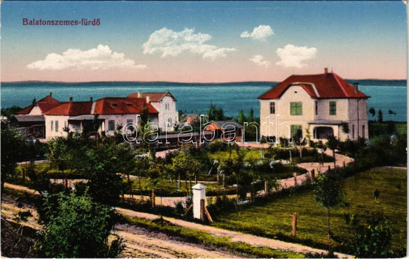 Balatonszemes, Szemes; nyaraló, villa