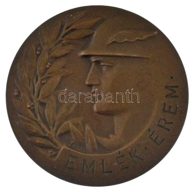 Matskássy Gyula (1912-1971) 1937. 'Bajnoki Érem / Magyar Pénzintézeti Sportegyletek Ligája' bronz díjérem (50mm) T:AU