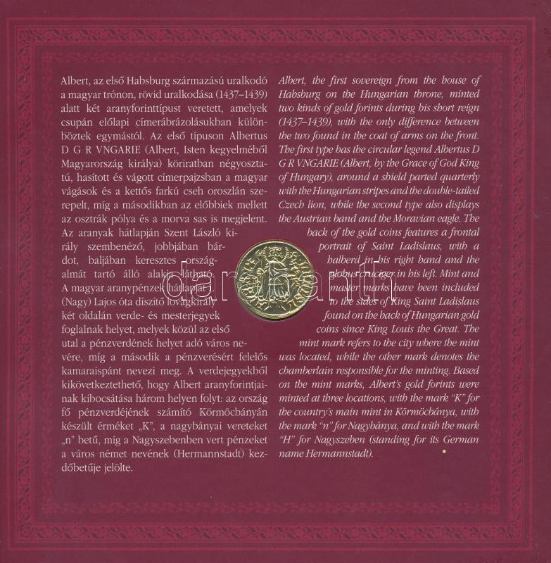2018. 5Ft-200Ft (6xklf) forgalmi sor papír dísztokban 'Aranyforint V.' T:PP Adamo FO52.4 - Image 3