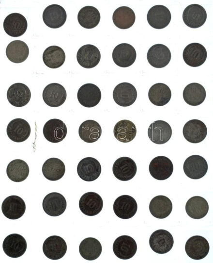 1893-1940. 10f (42x) T:VF,F