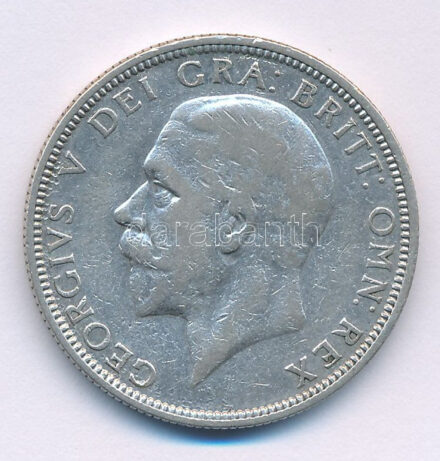 Nagy-Britannia 1933. 1Fl Ag 'V. György' T:VF Great Britain 1933. 1 Florin Ag 'George V' C:VF Krause KM#834