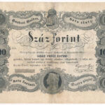 1848. 100Ft 'Kossuth bankó', 'GA 98688' T:G restaurált, folt Hungary 1848. 100Ft 'Kossuth banknote', 'GA 98688' C:G restored, spotted Adamo G114