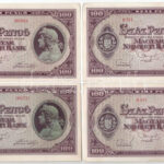 1945. 100P (8db) közeli sorszámok T:AU-F szép papír Adamo P18 - Image 3