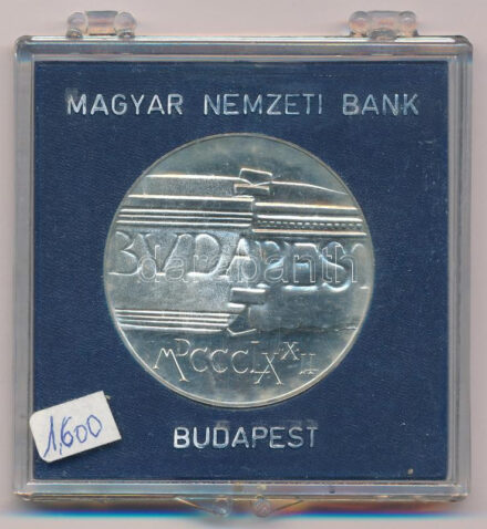 1972. 100Ft Ag 'Budapest' műanyag tokban T:BU Adamo EM40