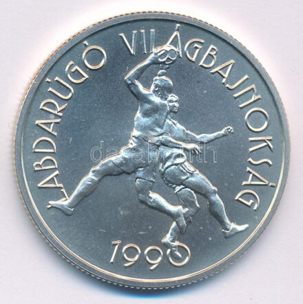 1989. 500Ft Ag 'Labdarúgó Világbajnokság - két játékos' kapszulában T:BU Adamo EM108