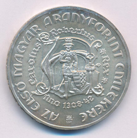 1978. 200Ft Ag 'Első magyar aranyforint' kapszulában T:BU Adamo EM56