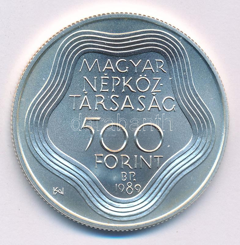 1989. 500Ft Ag 'XXV. Nyári Olimpiai Játékok - Barcelona 1992' kapszulában T:BU Adamo EM11 - Image 2