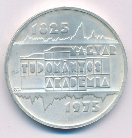1975. 200Ft Ag 'Magyar Tudományos Akadémia' T:BU patina Adamo EM47