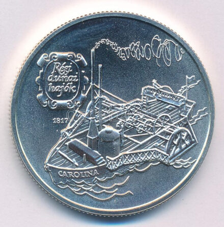 1994. 500Ft Ag 'Régi dunai hajók - Carolina' kapszulában T:BU Adamo EM134