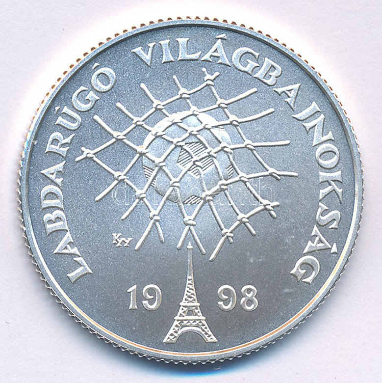 1998. 750Ft Ag 'Labdarúgó VB' kapszulában T:BU patina Adamo EM148