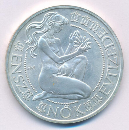 1984. 500Ft Ag 'Nők évtizede' kapszulában T:BU patina Adamo EM77