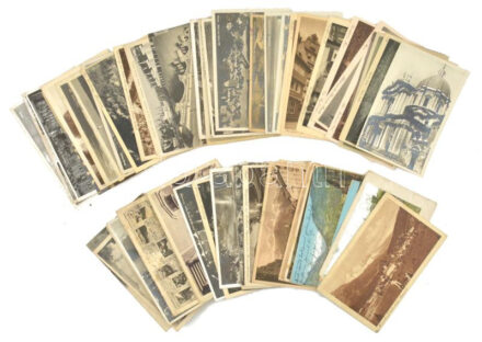 57 db RÉGI külföldi város képeslap / 57 pre-1945 European town-view postcards