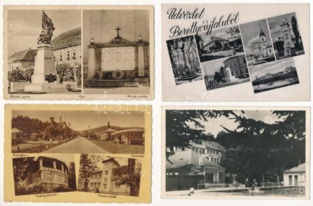 20 db RÉGI magyar város képeslap vegyes minőségben / 20 pre-1945 Hungarian town-view postcards in mixed quality