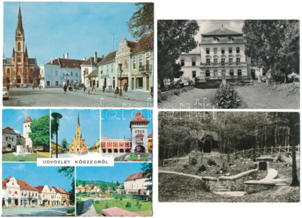 KŐSZEG - 18 db modern magyar képeslap