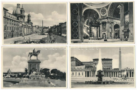 Roma, Rome; - 14 pre-1945 postcards