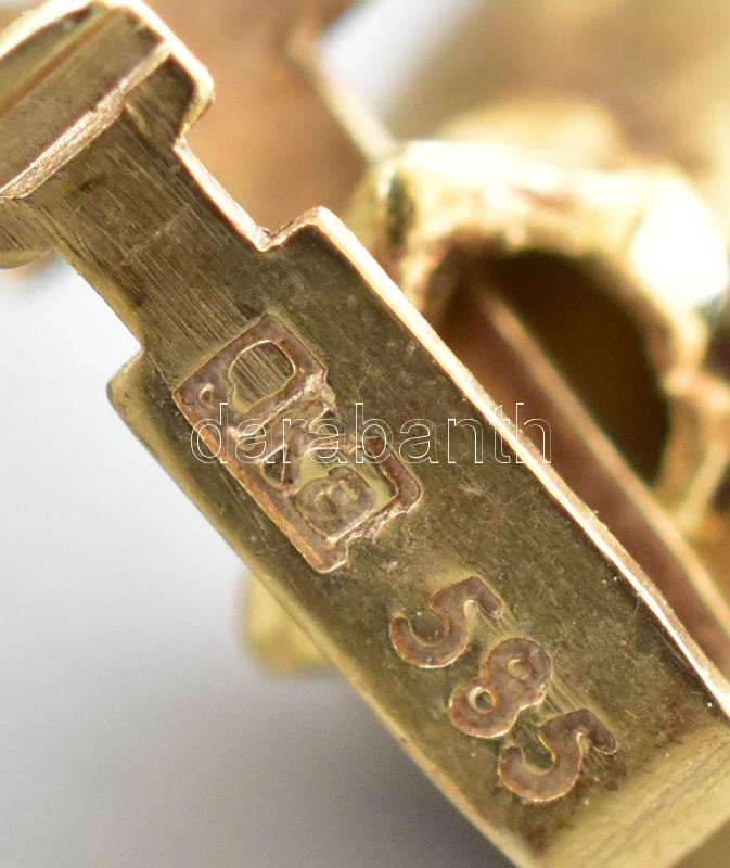 Hófehér édesvizi gyöngysor 14K arany (Au) csattal d: 6,2-67 mm, 19 cm, 10,9 g - Image 4