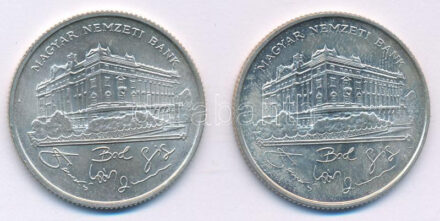 1993. 200Ft Ag 'MNB' (2x) T:UNC,AU Adamo F13