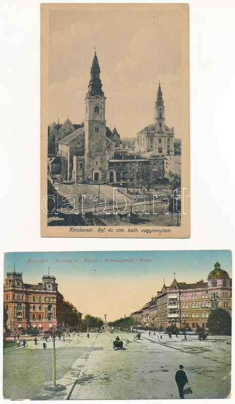 30 db RÉGI magyar város képeslap vegyes minőségben / 30 pre-1945 Hungarian town-view postcards in mixed quality - Image 2