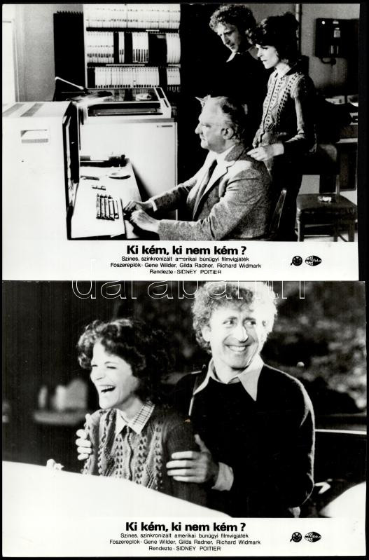 cca 1982 ,,Ki kém, ki nem kém?' című amerikai filmvígjáték jelenetei és szereplői, 6 db vintage produkciós filmfotó, ezüst zselatinos fotópapíron, a használatból eredő (esetleges) kisebb hibákkal, 18x21 cm - Image 2