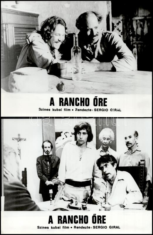 cca 1980 ,,A Ranco őre' című kubai film jelenetei és szereplői, 13 db vintage produkciós filmfotó, ezüst zselatinos fotópapíron, a használatból eredő (esetleges) kisebb hibákkal, három képen a felirat hibás, a többi képen a - Image 2
