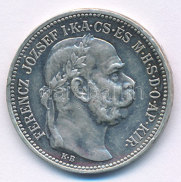 1915KB 1K Ag 'Ferenc József' T:AU kis ph Adamo K5.1