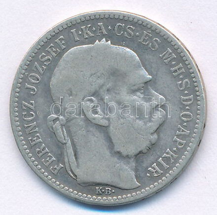 1893KB 1K Ag 'Ferenc József' T:F Adamo K5