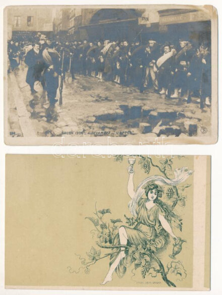 50 db RÉGI használatlan motívum képeslap vegyes minőségben / 50 pre-1945 unused motive postcards in mixed quality