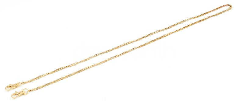 Lornyonlánc, aranyozott, h: 120 cm