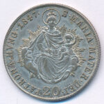 1847B 20kr Ag 'V. Ferdinánd' T:XF patina, kis juszt. Hungary 1847B 20 Kreuzer Ag 'Ferdinand V' C:XF patina, small adjustment Unger III.:1419., Huszár:2081