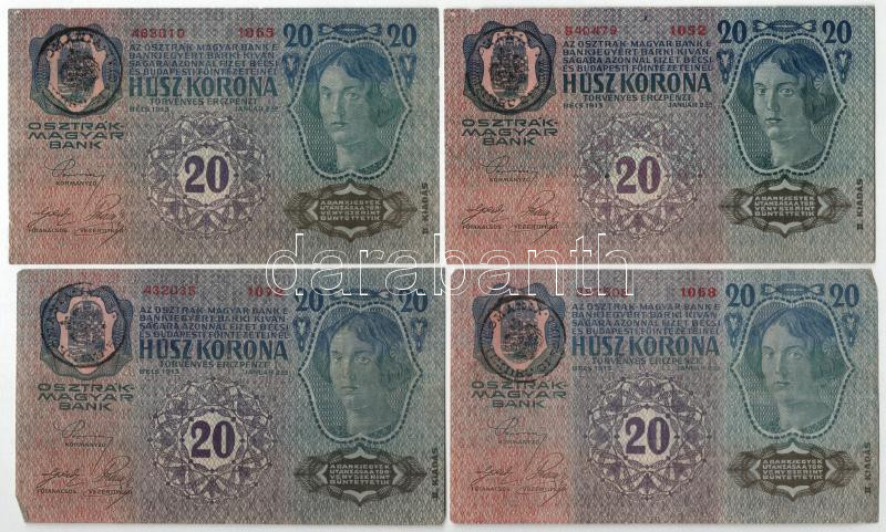 1912. 100K fekete 'ROMANIA TIMBRU SPECIAL' felülbélyegzéssel (2db) + 1913. 20K fekete 'ROMANIA TIMBRU SPECIAL' felülbélyegzéssel + 1913. 20K 'II. kiadás' fekete 'ROMANIA TIMBRU SPECIAL' felülbélyegzéssel (4db) T:F egyiken kis anyaghiány, - Image 3