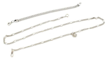 2 darab óralánc, h: 21,78 cm