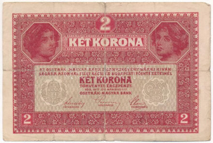 1917. 2K '7000 feletti sorozatszám' T:F,VG Adamo K6