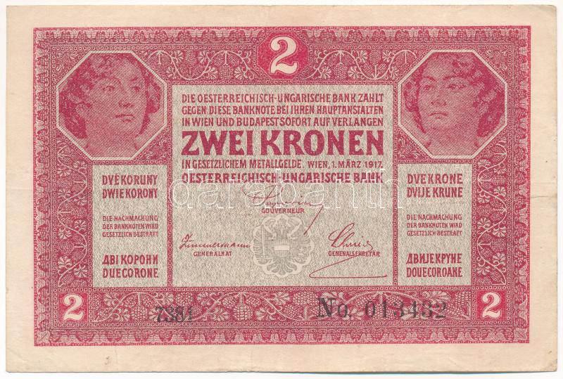 1917. 2K '7000 feletti sorozatszám' T:F Adamo K6