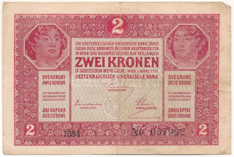 1917. 2K '7000 feletti sorozatszám' T:F Adamo K6