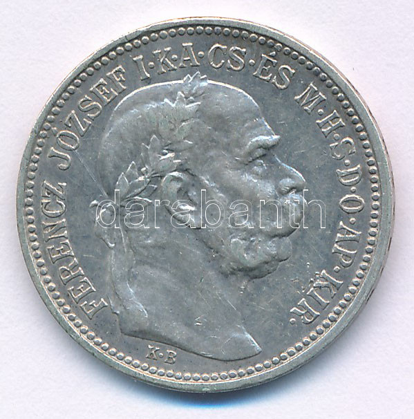1914KB 1K Ag 'Ferenc József' T:XF kis ph Adamo K5.1