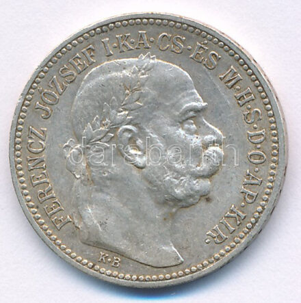 1915KB 1K Ag 'Ferenc József' T:AU kis patina Adamo K5.1