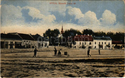 1922 Gyula, Kossuth Lajos tér, Schillinger Lipót üzlete. Dobay János kiadása (fa)