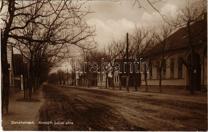 1927 Dunaharaszti, Kossuth Lajos utca. Hangya szövetkezet kiadása