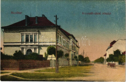 Mezőtúr, Kossuth utca. Borbély Gyula kiadása