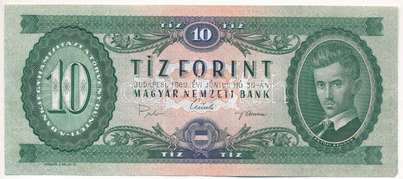 1969. 10Ft T:F szép papír